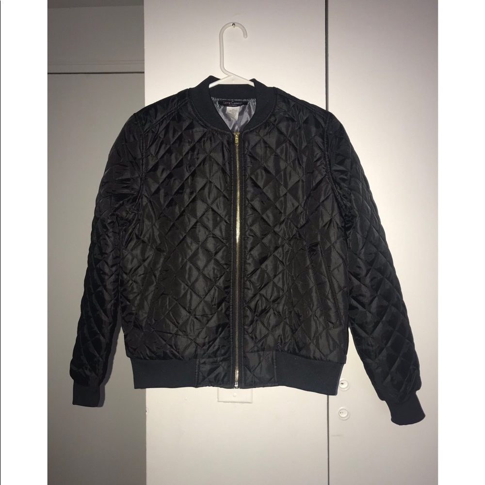 Black Bomber Jacket